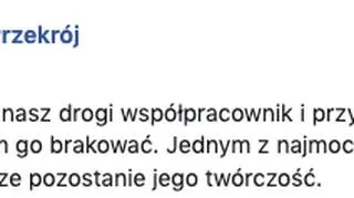 Kwartalnik "Przekrój" poinformował o śmierci Bohdana Butenki