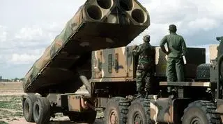 Lądowa wersja wyrzutni rakiet Tomahawk - BGM-109G Gryphon