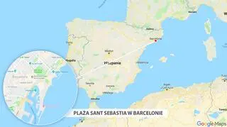 Ładunek wybuchowy znaleziono na jednej z plaż w Barcelonie