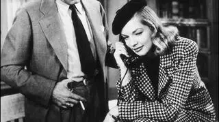 Lauren Bacall i Humphrey Bogart w filmie "Wielki sen", 1946