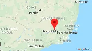 Lawina szlamu i błota zeszła w piątek w okolicach Brumadinho