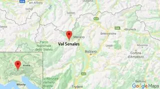 Lawina zeszła na stok narciarski w Val Senales koło Bolzano w Trydencie na północy Włoch