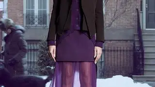 Lea T. jako modelka Givenchy, kolekcji na sezon zima 2011 (fot. Givenchy)