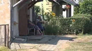 Leniwy poranek na ganku w lipcu 2014