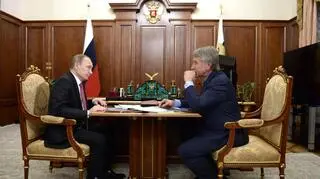 Leonid Michelson z prezydentem w styczniu 2016 roku
