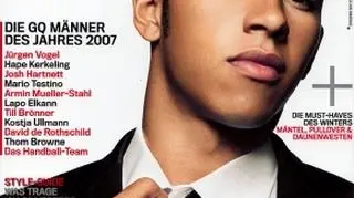 Lewis Hamilton na okładce "GQ" w 2007 roku