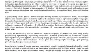 List arcybiskupa Gądeckiego do prezydenta RP