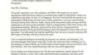 List Donalda Trumpa do Kim Dzong Una