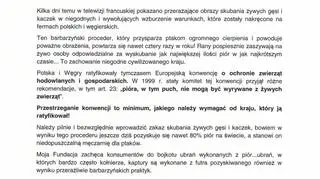 List, który Brigitte Bardot wysłała do premier Ewy Kopacz