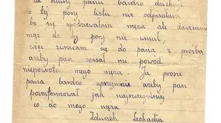 List Leokadii Zdunek do Stefana Hoppela