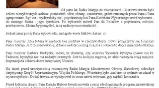 List o. Rydzyka do premiera Donalda Tuska