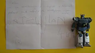 List od czteroletniego Oktawiana i jego mamy