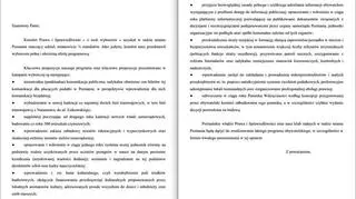 List Tadeusza Dziuby do klubów radnych PO, SLD i Ryszarda Grobelnego