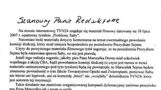 List Witolda Lisickiego do Jakuba Sufina