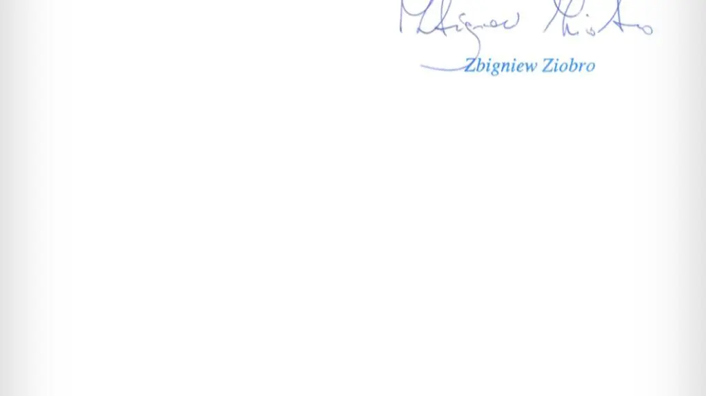 List Ziobry