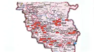 Lokalizacja obozów szkoleniowych w obwodzie ługańskim