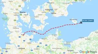 Lokalizacja promu Regina Seaways