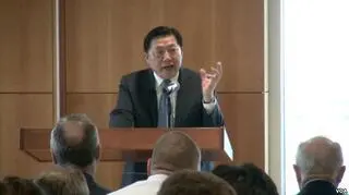Lu Wei w Stanach Zjednoczonych w 2014 roku