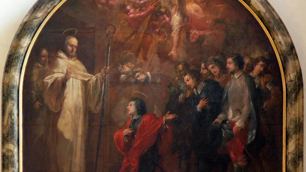 M. Willmann, "Św. Bernard u bram opactwa w Claroix"