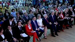 Magdalena Ogórek bierze udział w zjeździe IV Sejmiku Kobiet Lewicy