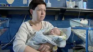 Magdalena z synkiem Oskarem 