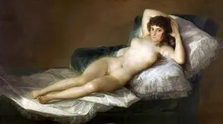 "Maja naga" Francisco Goi w madryckim muzeum Prado (wikipedia