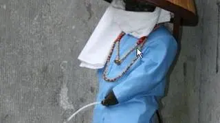 Manneken Pis siusia mlekiem