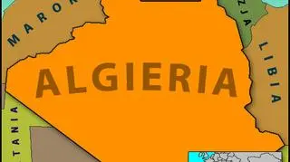 Mapa Algierii i okolic