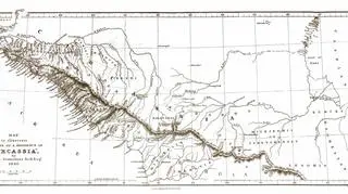 Mapa Czerkiesji z 1840 roku