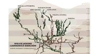 mapa geologiczna jaskini