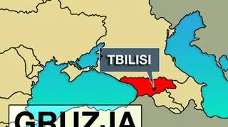 Mapa Gruzji i okolic