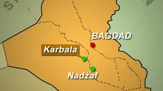 Mapa Iraku