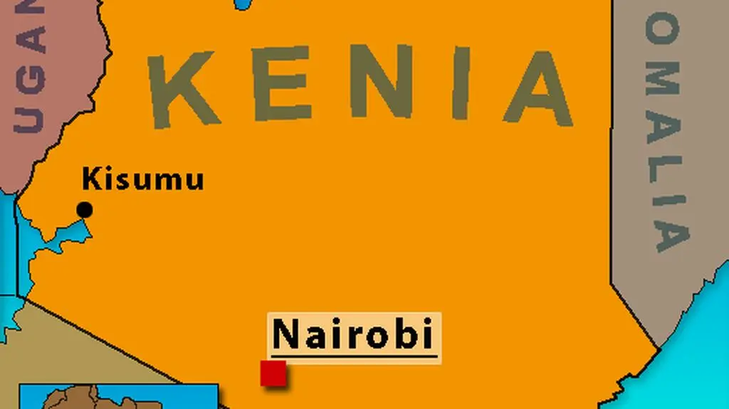 Mapa Kenii