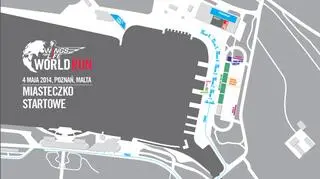 Mapa miasteczka startowego na Malcie