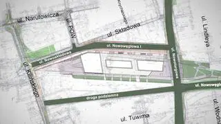 Mapa nowego serca Łodzi