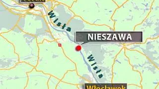 Mapa okolic Nieszawy