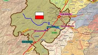 Mapa prowincja Ghazni (isaf.wp.mil.pl)