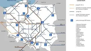 Mapa punktów informacyjnych