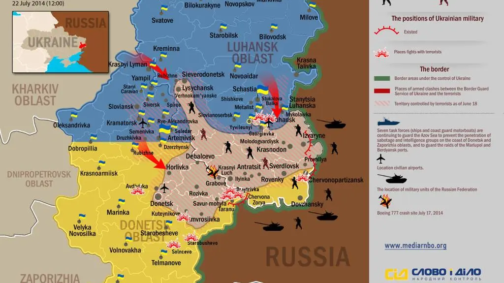 Mapa wtorkowych walk