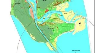 Mapa wydobycia niewybuchu