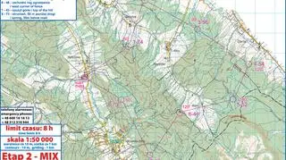 Mapa z drugiego dnia