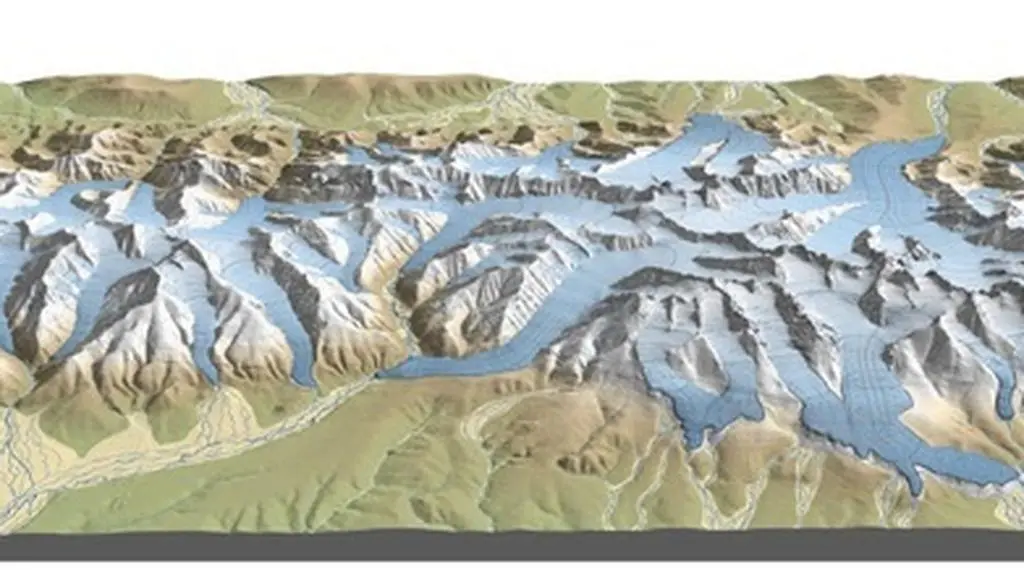 Mapa zlodowacenia Tatr