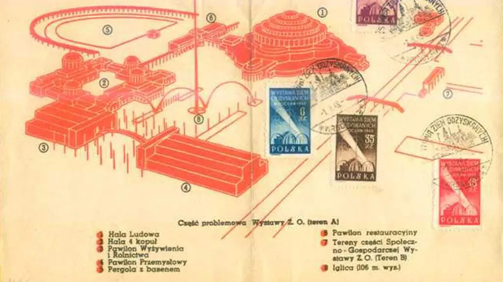 Mapka wydana z okazji WZO