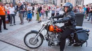 Marcin Krupa na motorze