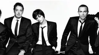 Marcus Wainwright i David Neville w towarzystwie modelek (fot. Rag & Bone)