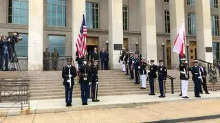 Mariusz Błaszczak przybył do Stanów Zjednoczonych na zaproszenie ministra obrony Stanów Zjednoczonych Jamesa Mattisa