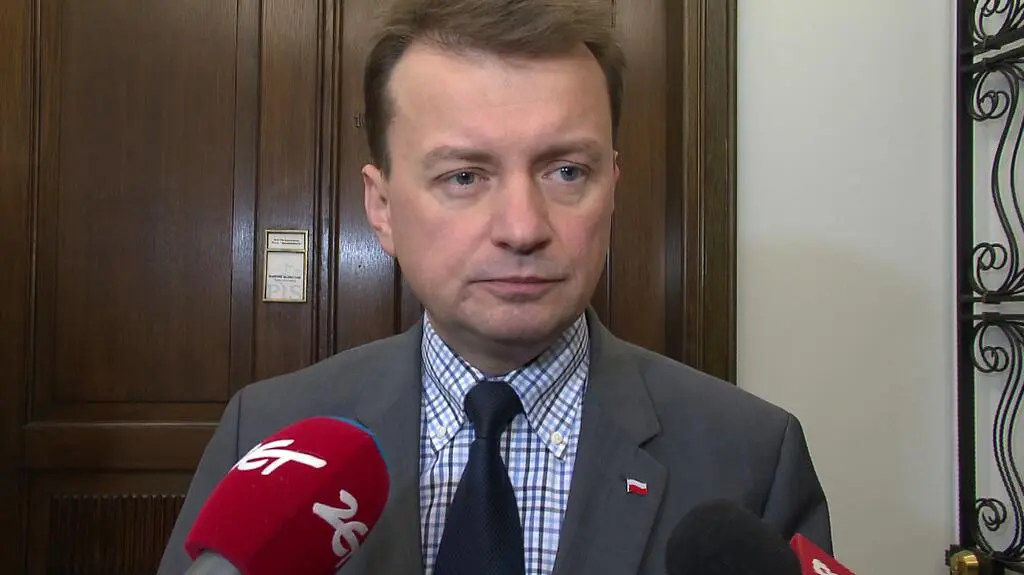 Mariusz Błaszczak - szef MSWiA 