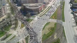 Marsz poprzedziła msza św. w Bazylice św. Brygidy