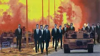 Martha Rosler, "Inwazja", z cyklu "Dom piękny. Przynosząc wojnę do domu", Nowa Seria, 2008 