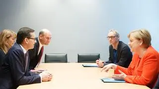 Mateusz Morawiecki spotkał się z Angelą Merkel